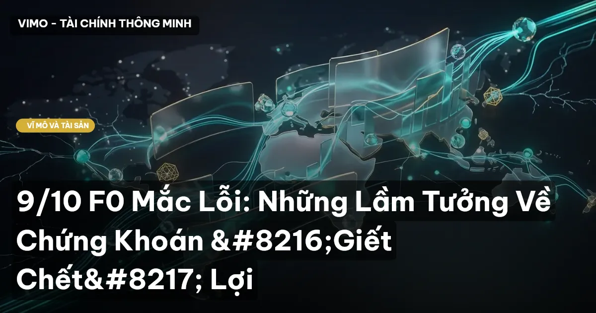 9/10 F0 Mắc Lỗi: Những Lầm Tưởng Về Chứng Khoán ‘Giết Chết’ Lợi
