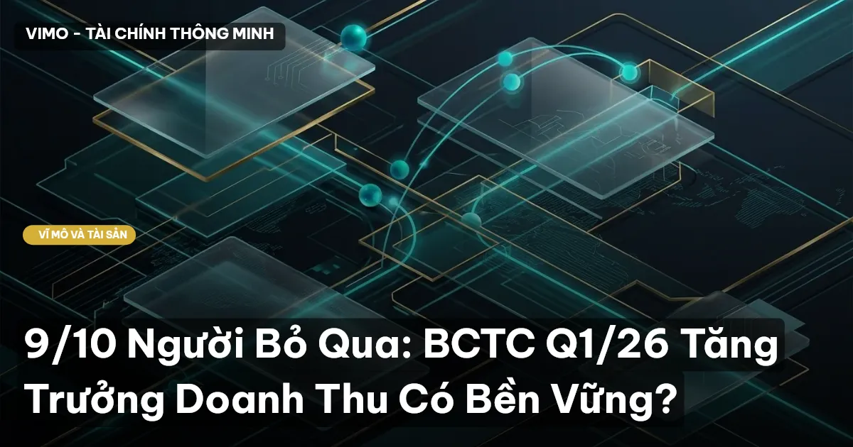9/10 Người Bỏ Qua: BCTC Q1/26 Tăng Trưởng Doanh Thu Có Bền Vững?