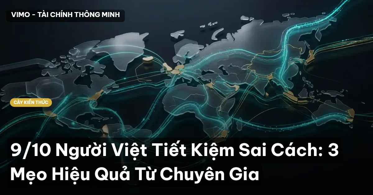9/10 Người Việt Tiết Kiệm Sai Cách: 3 Mẹo Hiệu Quả Từ Chuyên Gia