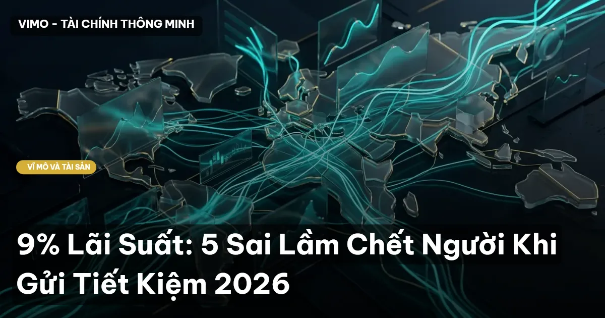 9% Lãi Suất: 5 Sai Lầm Chết Người Khi Gửi Tiết Kiệm 2026