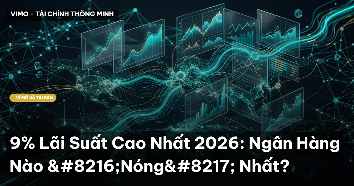 9% Lãi Suất Cao Nhất 2026: Ngân Hàng Nào ‘Nóng’ Nhất?