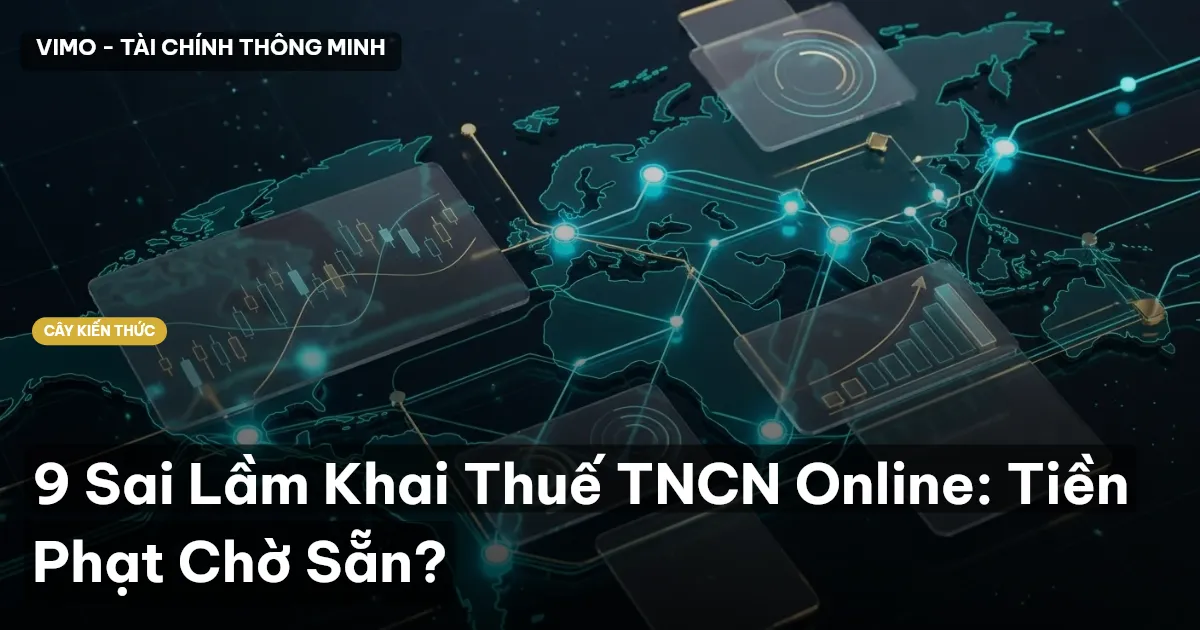 9 Sai Lầm Khai Thuế TNCN Online: Tiền Phạt Chờ Sẵn?