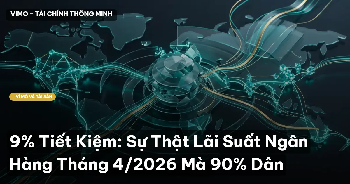9% Tiết Kiệm: Sự Thật Lãi Suất Ngân Hàng Tháng 4/2026 Mà 90% Dân