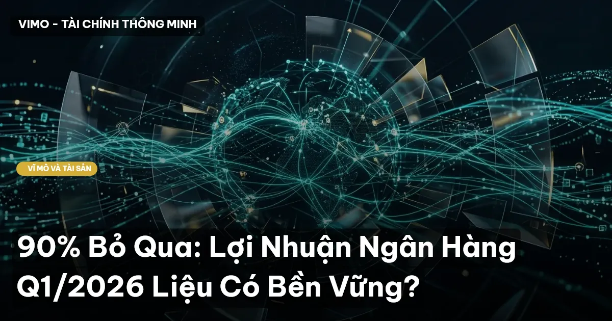 90% Bỏ Qua: Lợi Nhuận Ngân Hàng Q1/2026 Liệu Có Bền Vững?