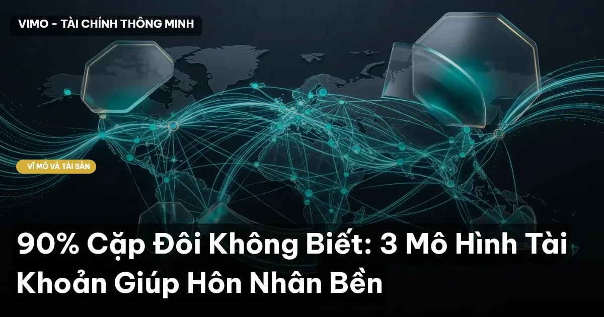 90% Cặp Đôi Không Biết: 3 Mô Hình Tài Khoản Giúp Hôn Nhân Bền