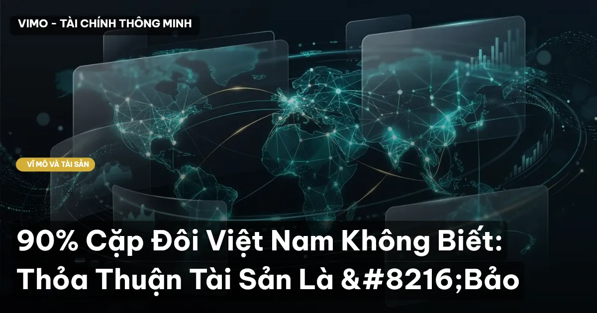 90% Cặp Đôi Việt Nam Không Biết: Thỏa Thuận Tài Sản Là ‘Bảo
