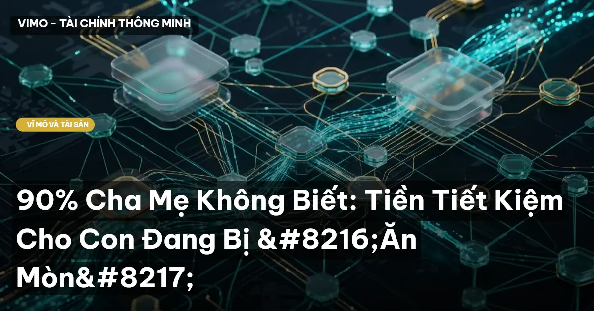90% Cha Mẹ Không Biết: Tiền Tiết Kiệm Cho Con Đang Bị ‘Ăn Mòn’