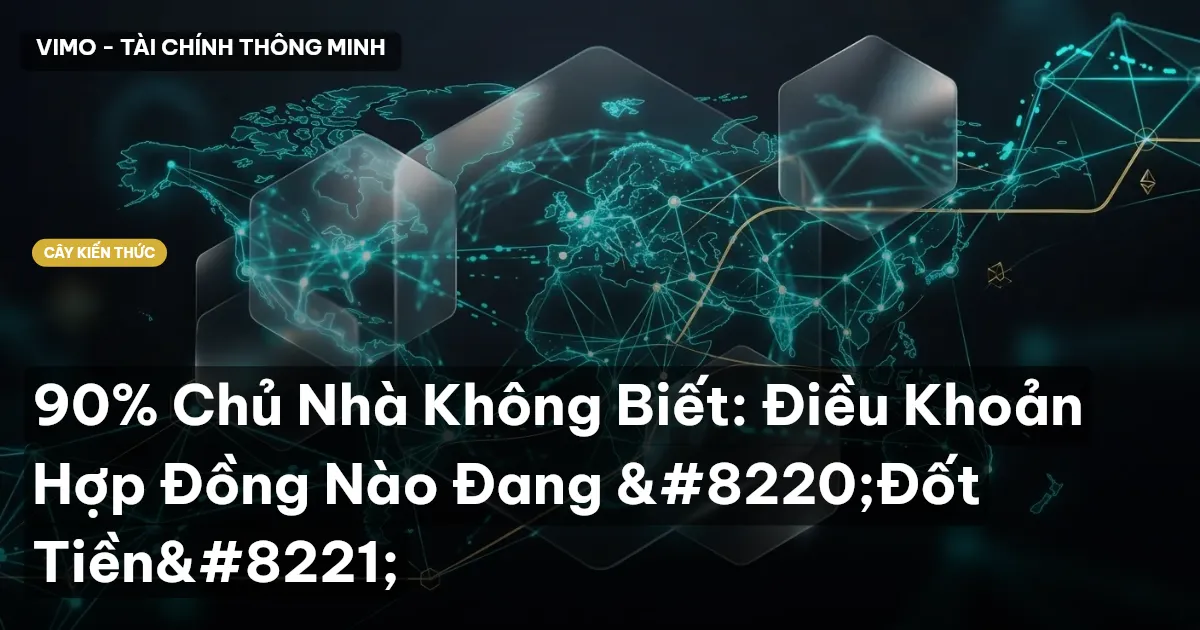 90% Chủ Nhà Không Biết: Điều Khoản Hợp Đồng Nào Đang “Đốt Tiền”