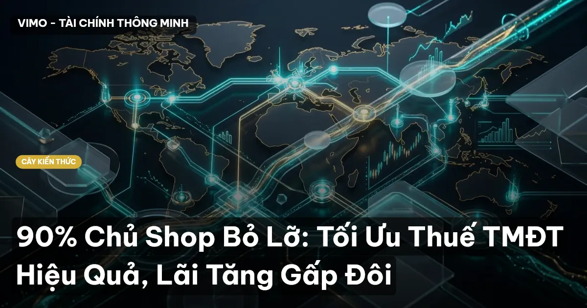 90% Chủ Shop Bỏ Lỡ: Tối Ưu Thuế TMĐT Hiệu Quả, Lãi Tăng Gấp Đôi