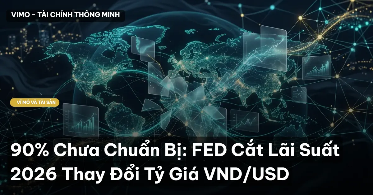 90% Chưa Chuẩn Bị: FED Cắt Lãi Suất 2026 Thay Đổi Tỷ Giá VND/USD