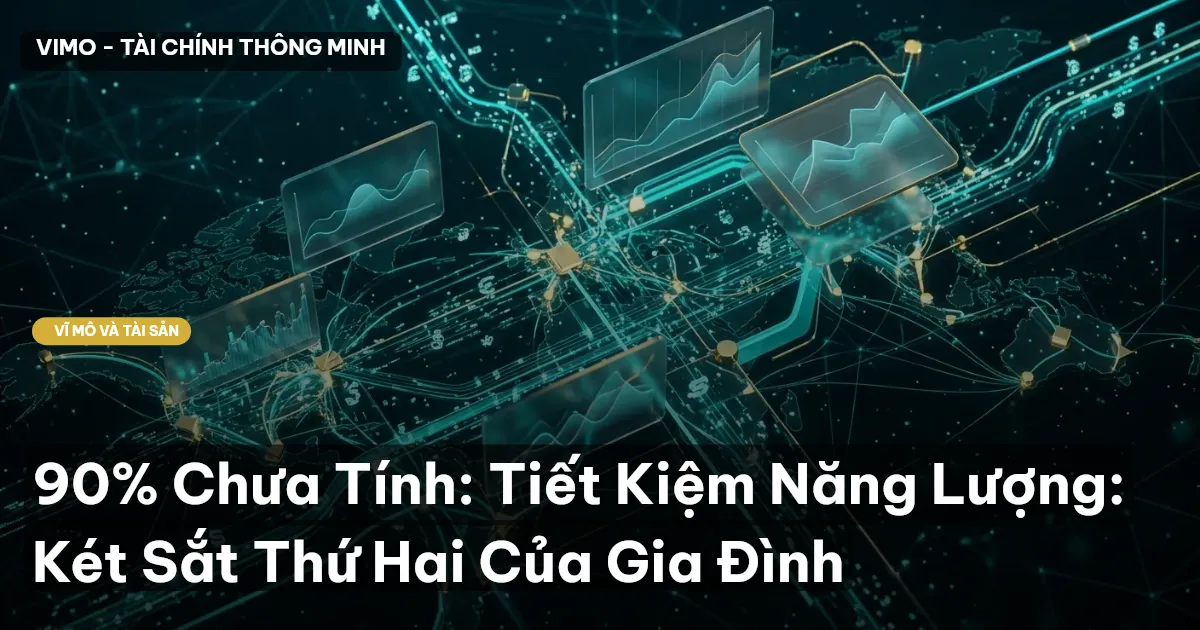 90% Chưa Tính: Tiết Kiệm Năng Lượng: Két Sắt Thứ Hai Của Gia Đình
