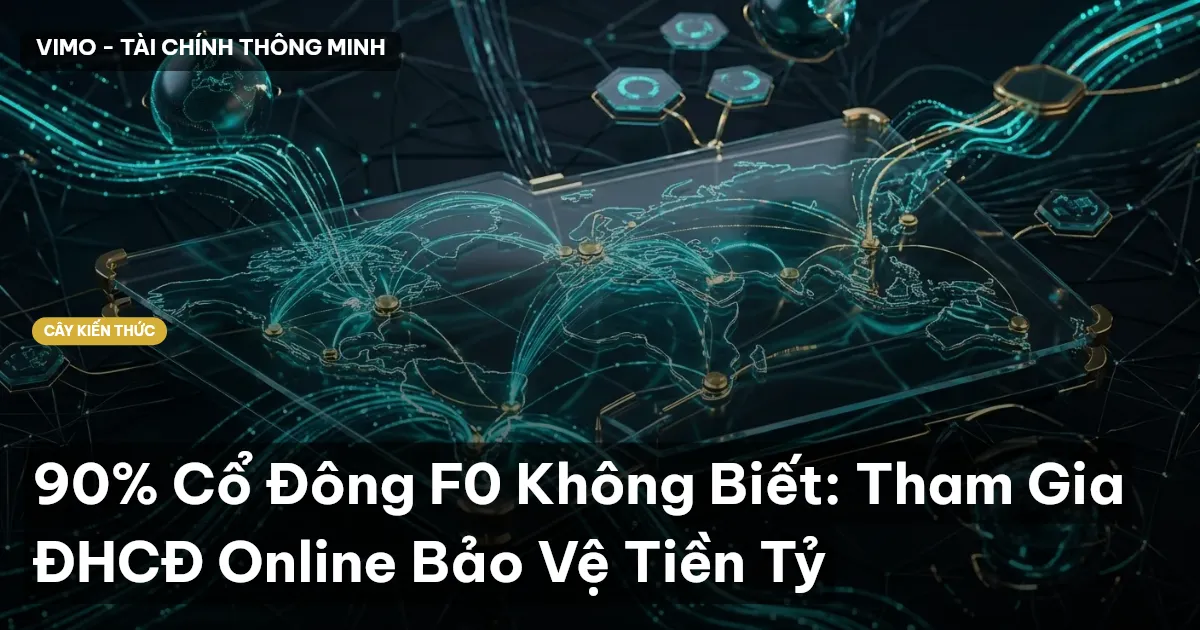 90% Cổ Đông F0 Không Biết: Tham Gia ĐHCĐ Online Bảo Vệ Tiền Tỷ