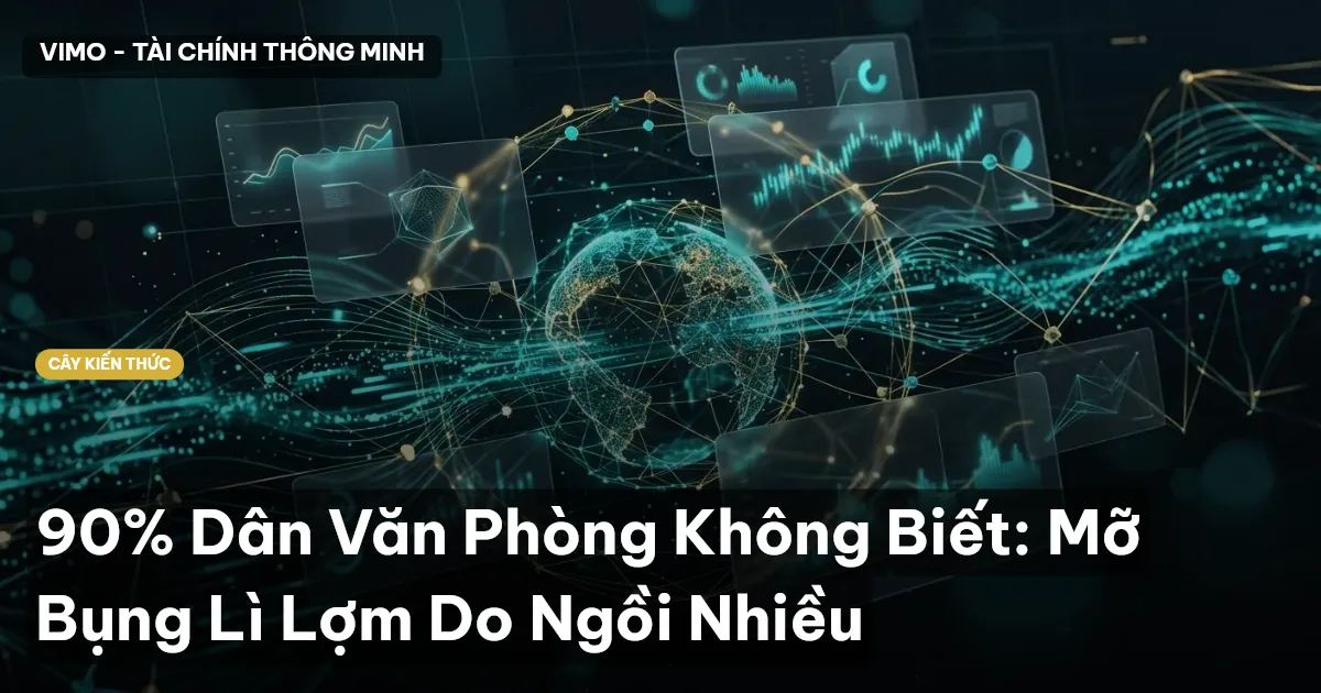 90% Dân Văn Phòng Không Biết: Mỡ Bụng Lì Lợm Do Ngồi Nhiều