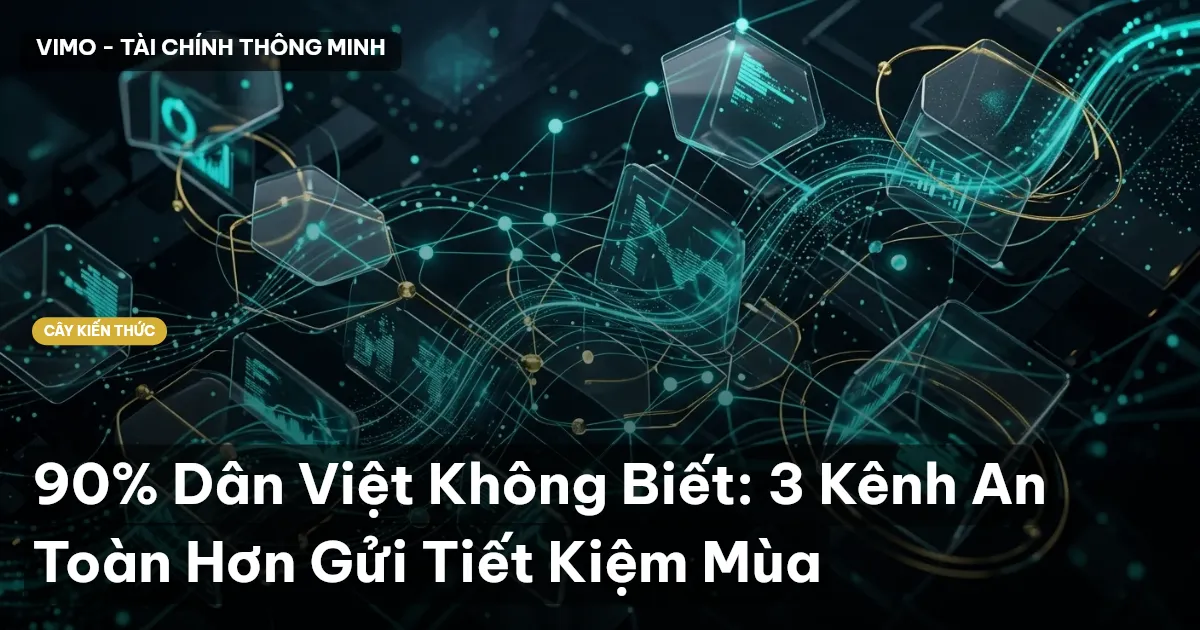 90% Dân Việt Không Biết: 3 Kênh An Toàn Hơn Gửi Tiết Kiệm Mùa