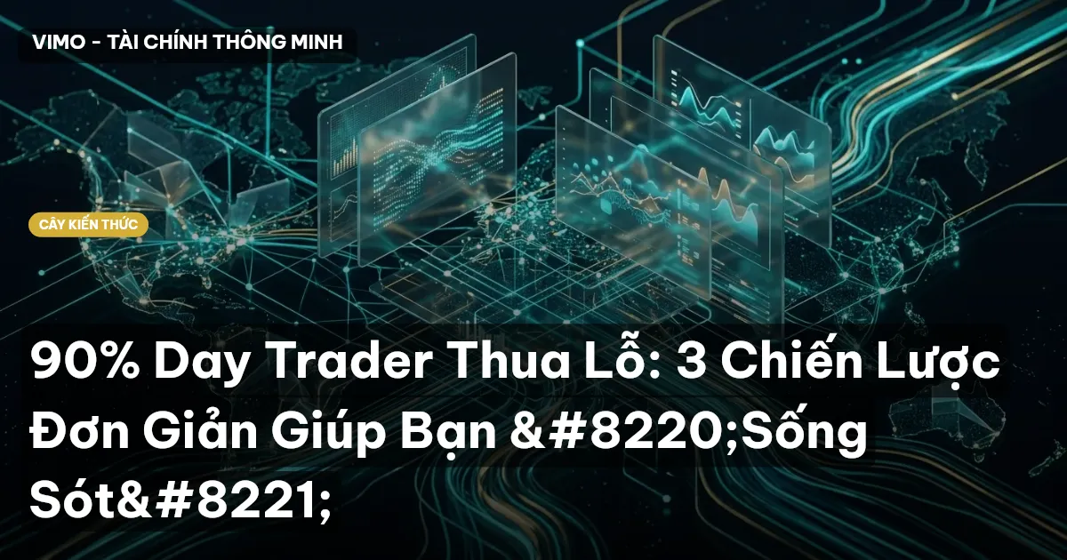 90% Day Trader Thua Lỗ: 3 Chiến Lược Đơn Giản Giúp Bạn “Sống Sót”