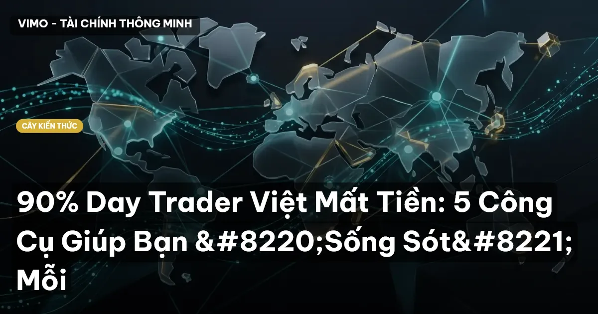 90% Day Trader Việt Mất Tiền: 5 Công Cụ Giúp Bạn “Sống Sót” Mỗi