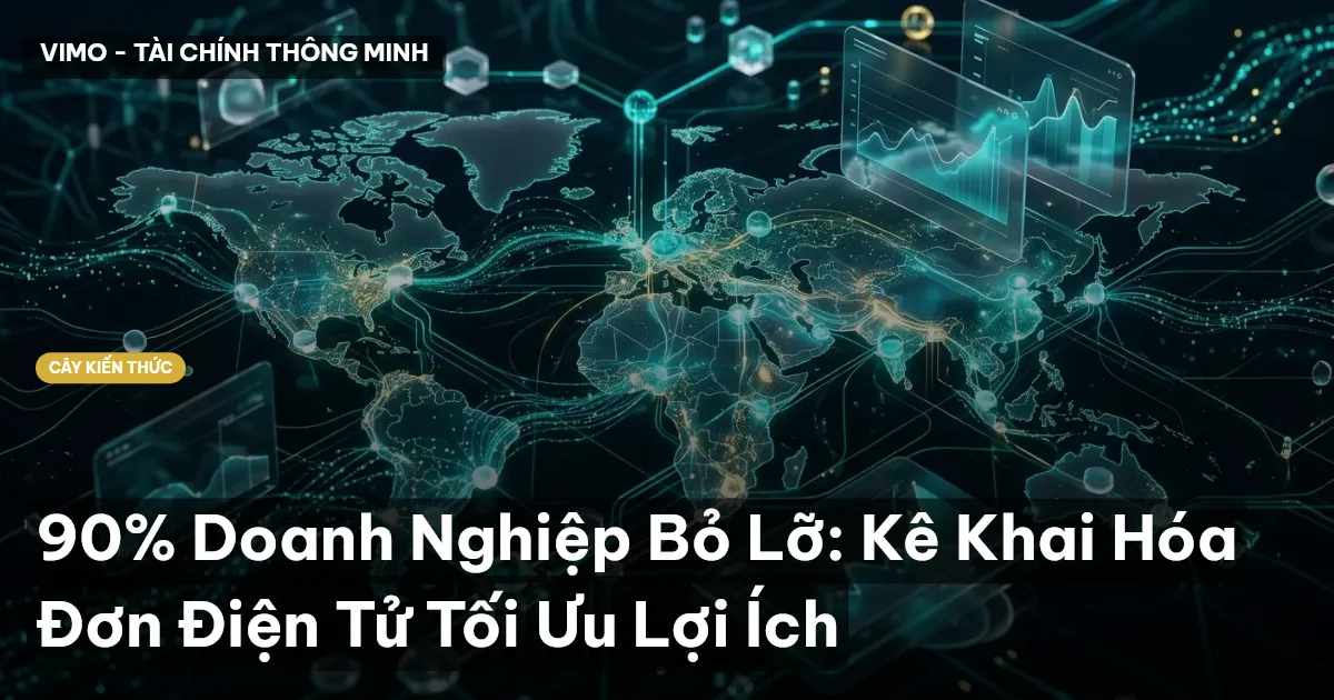 90% Doanh Nghiệp Bỏ Lỡ: Kê Khai Hóa Đơn Điện Tử Tối Ưu Lợi Ích