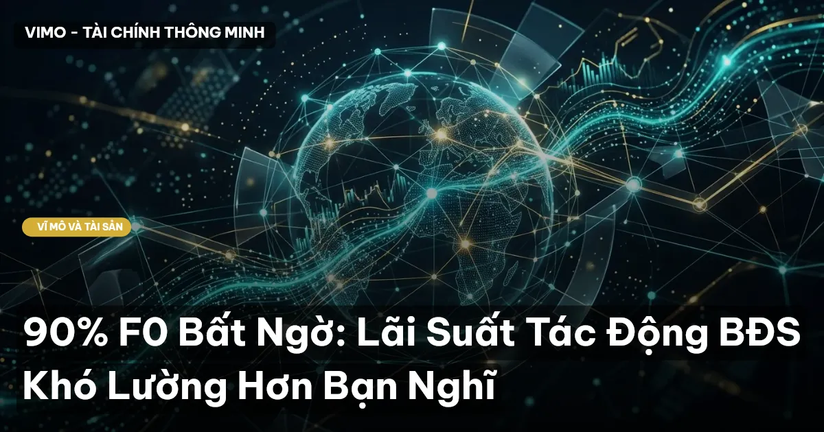 90% F0 Bất Ngờ: Lãi Suất Tác Động BĐS Khó Lường Hơn Bạn Nghĩ