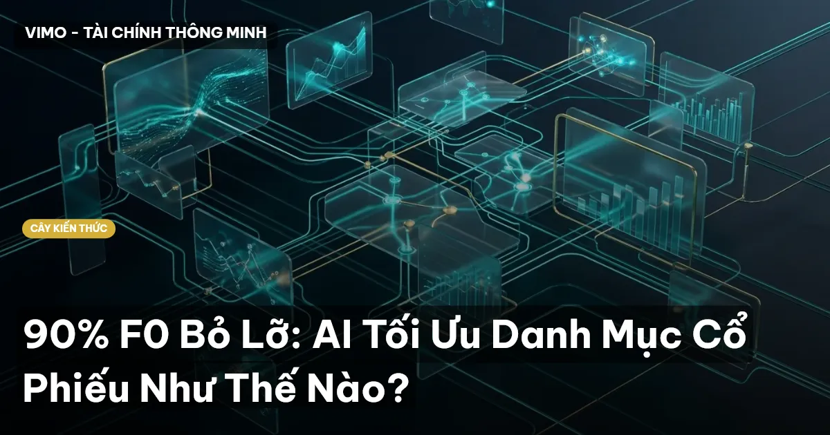 90% F0 Bỏ Lỡ: AI Tối Ưu Danh Mục Cổ Phiếu Như Thế Nào?