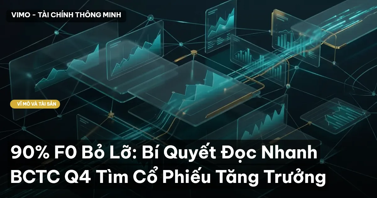 90% F0 Bỏ Lỡ: Bí Quyết Đọc Nhanh BCTC Q4 Tìm Cổ Phiếu Tăng Trưởng