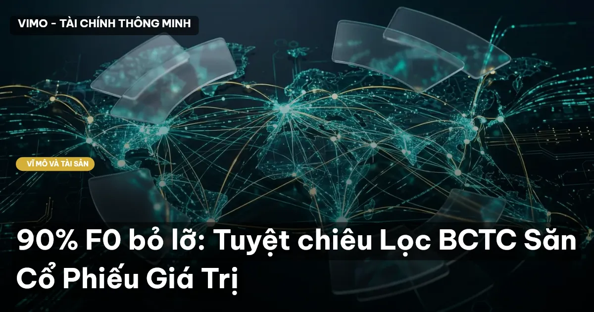 90% F0 bỏ lỡ: Tuyệt chiêu Lọc BCTC Săn Cổ Phiếu Giá Trị