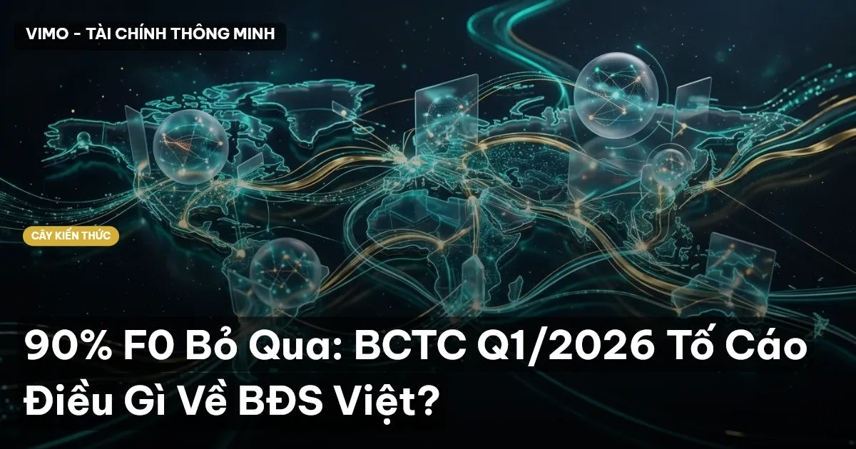90% F0 Bỏ Qua: BCTC Q1/2026 Tố Cáo Điều Gì Về BĐS Việt?