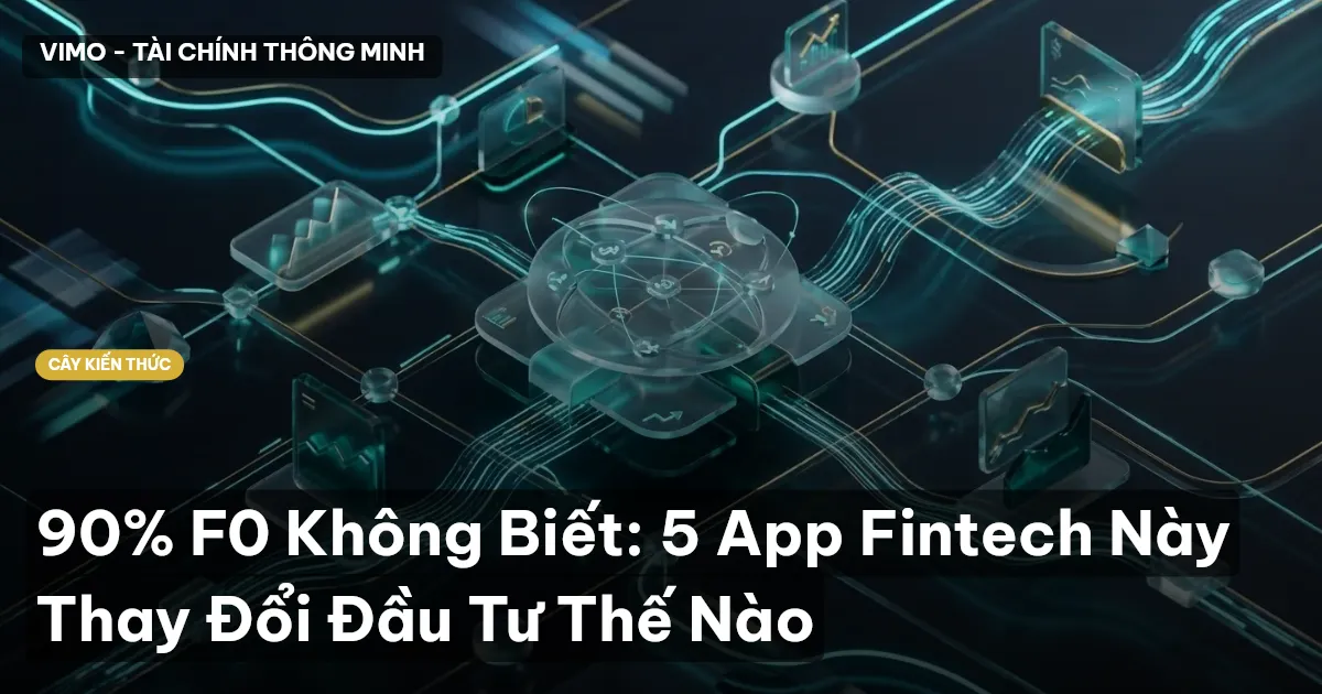 90% F0 Không Biết: 5 App Fintech Này Thay Đổi Đầu Tư Thế Nào