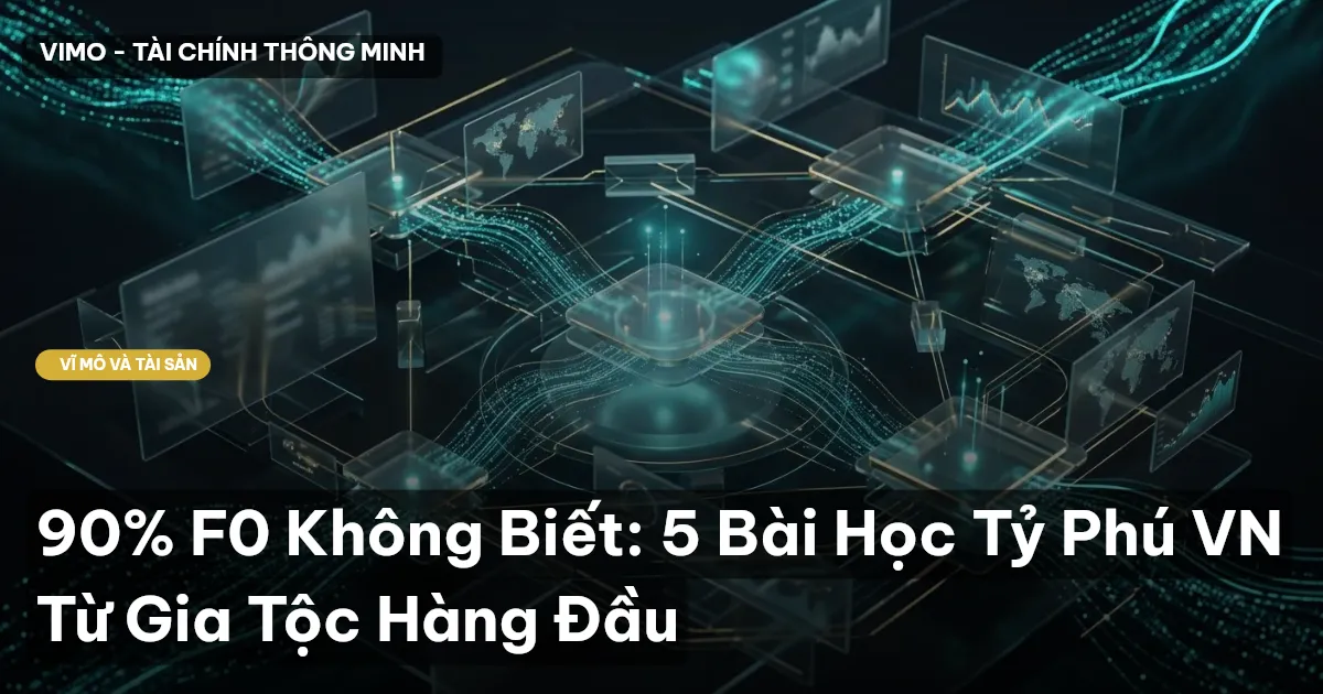 90% F0 Không Biết: 5 Bài Học Tỷ Phú VN Từ Gia Tộc Hàng Đầu