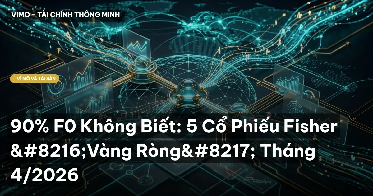 90% F0 Không Biết: 5 Cổ Phiếu Fisher ‘Vàng Ròng’ Tháng 4/2026
