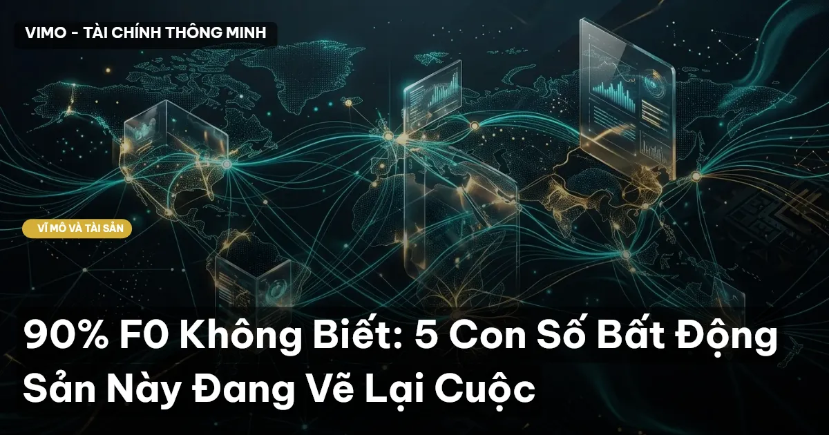 90% F0 Không Biết: 5 Con Số Bất Động Sản Này Đang Vẽ Lại Cuộc