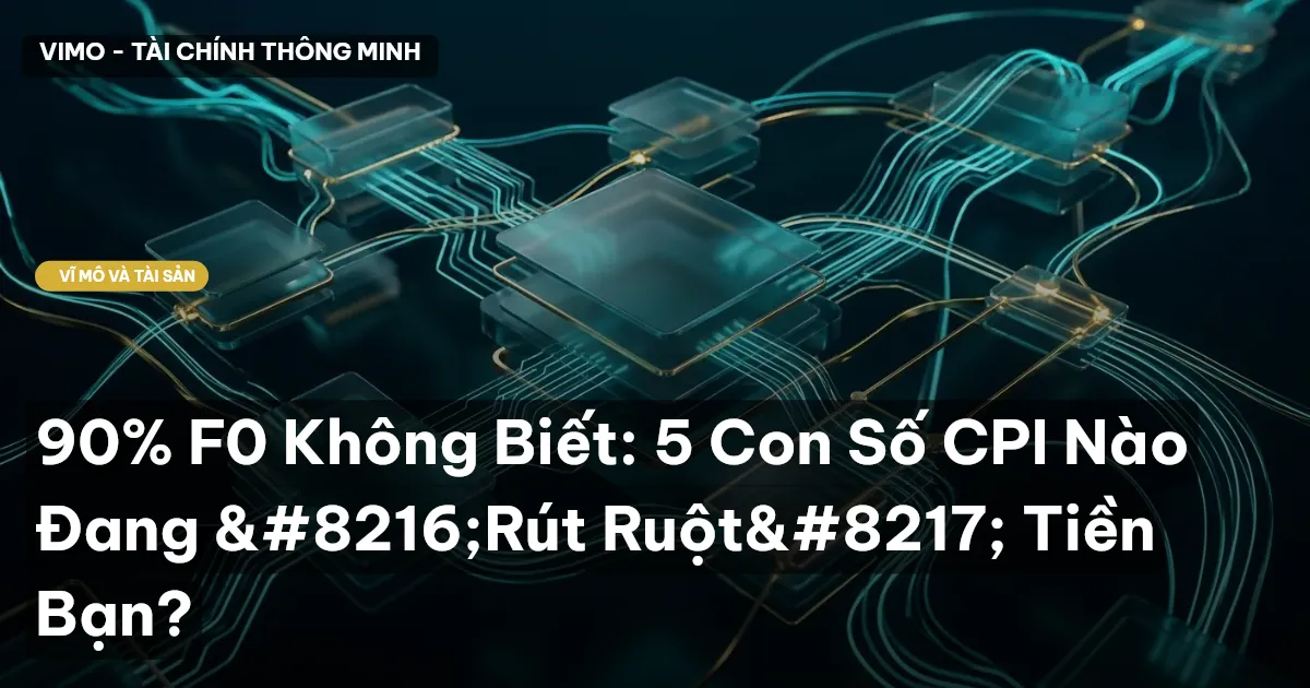 90% F0 Không Biết: 5 Con Số CPI Nào Đang 'Rút Ruột' Tiền Bạn?