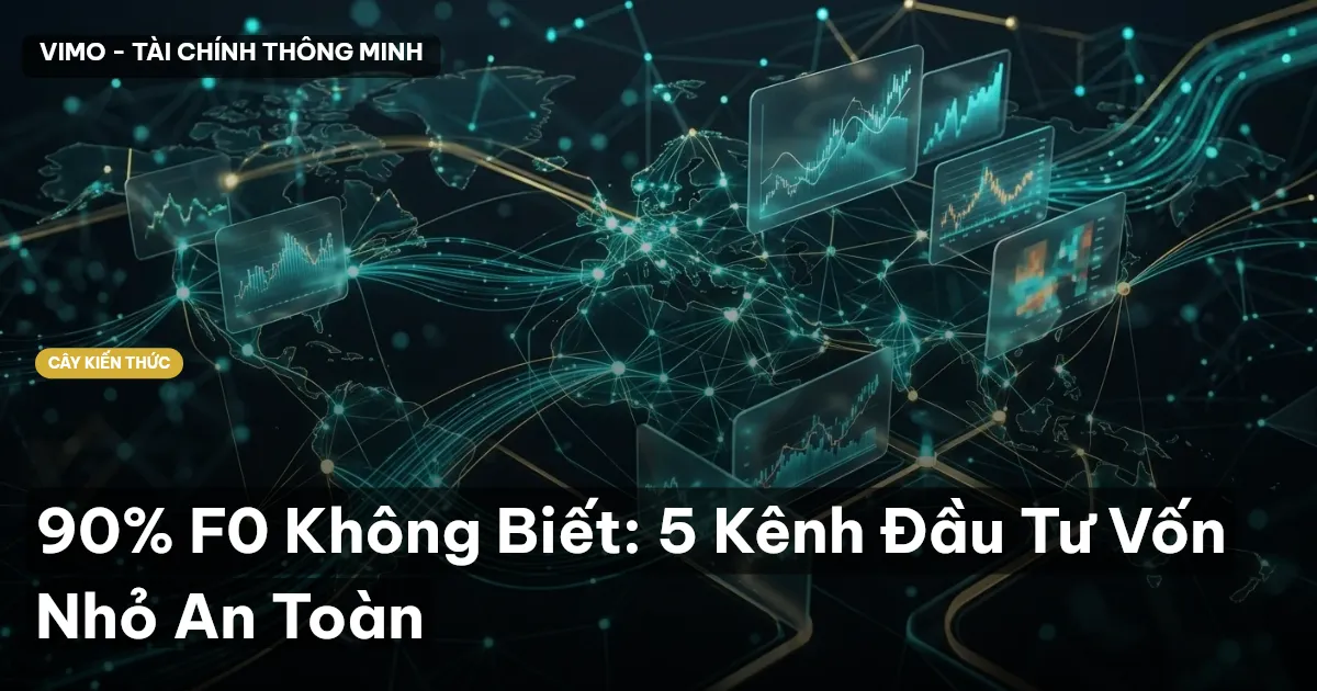 90% F0 Không Biết: 5 Kênh Đầu Tư Vốn Nhỏ An Toàn