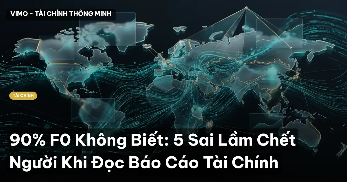 90% F0 Không Biết: 5 Sai Lầm Chết Người Khi Đọc Báo Cáo Tài Chính