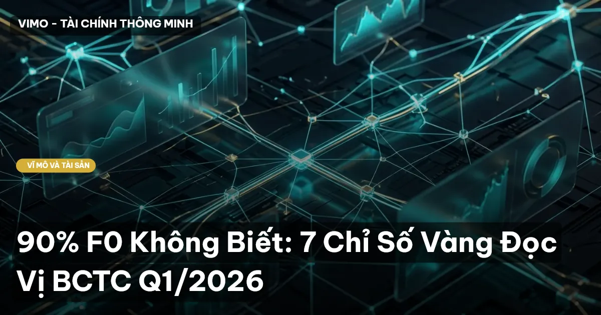 90% F0 Không Biết: 7 Chỉ Số Vàng Đọc Vị BCTC Q1/2026