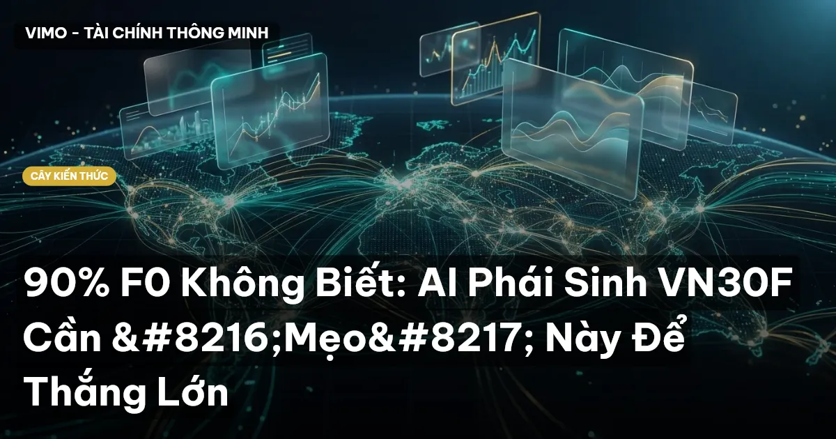 90% F0 Không Biết: AI Phái Sinh VN30F Cần ‘Mẹo’ Này Để Thắng Lớn