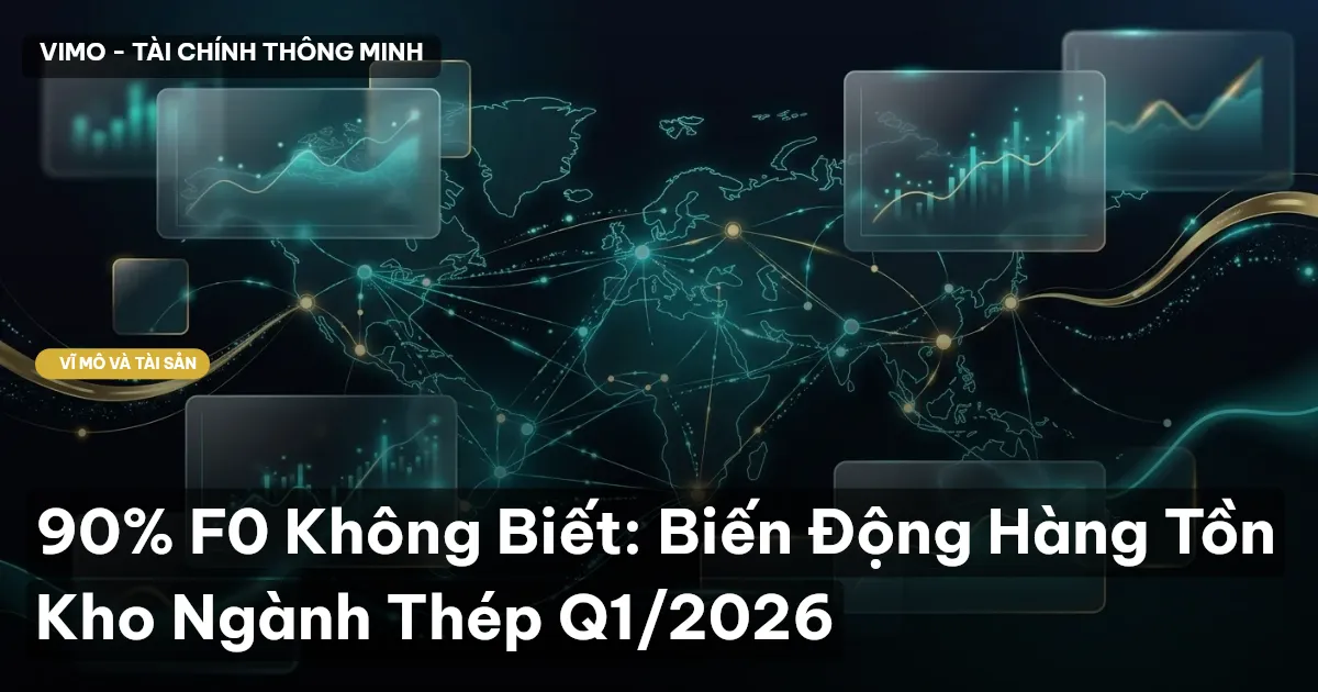90% F0 Không Biết: Biến Động Hàng Tồn Kho Ngành Thép Q1/2026