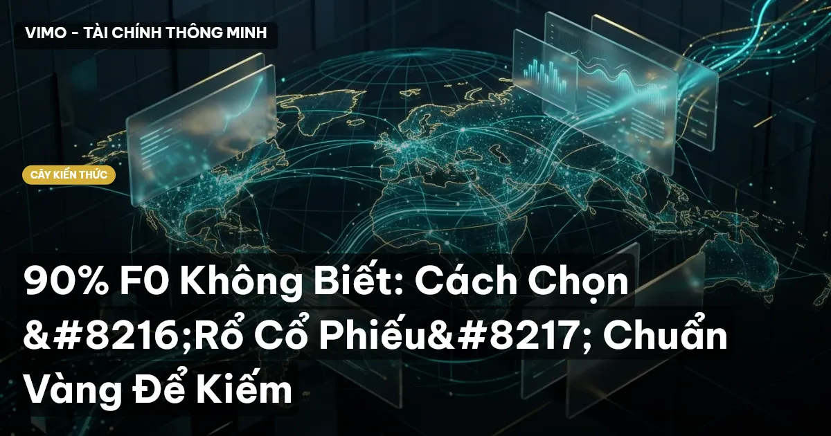 90% F0 Không Biết: Cách Chọn ‘Rổ Cổ Phiếu’ Chuẩn Vàng Để Kiếm