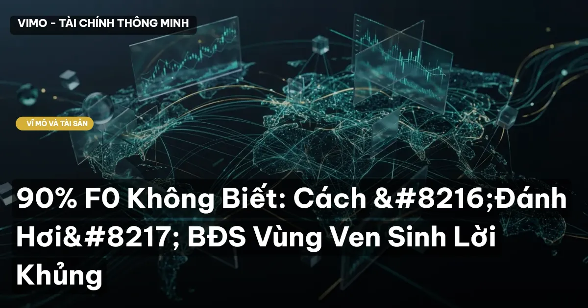 90% F0 Không Biết: Cách ‘Đánh Hơi’ BĐS Vùng Ven Sinh Lời Khủng