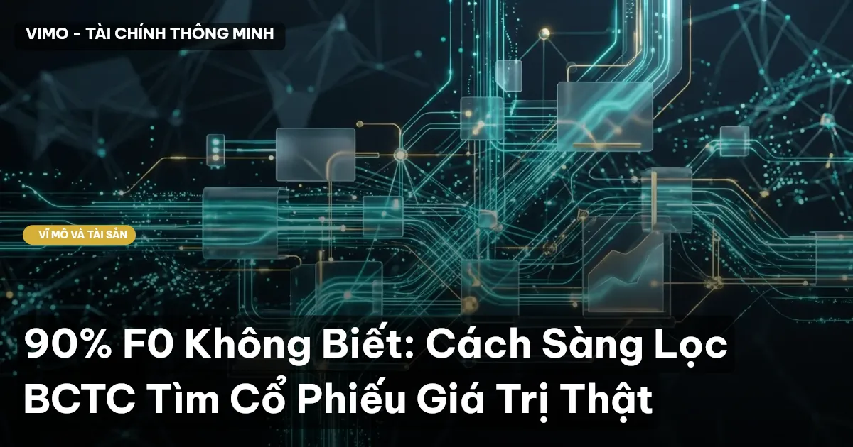 90% F0 Không Biết: Cách Sàng Lọc BCTC Tìm Cổ Phiếu Giá Trị Thật