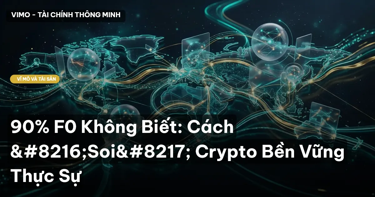 90% F0 Không Biết: Cách ‘Soi’ Crypto Bền Vững Thực Sự