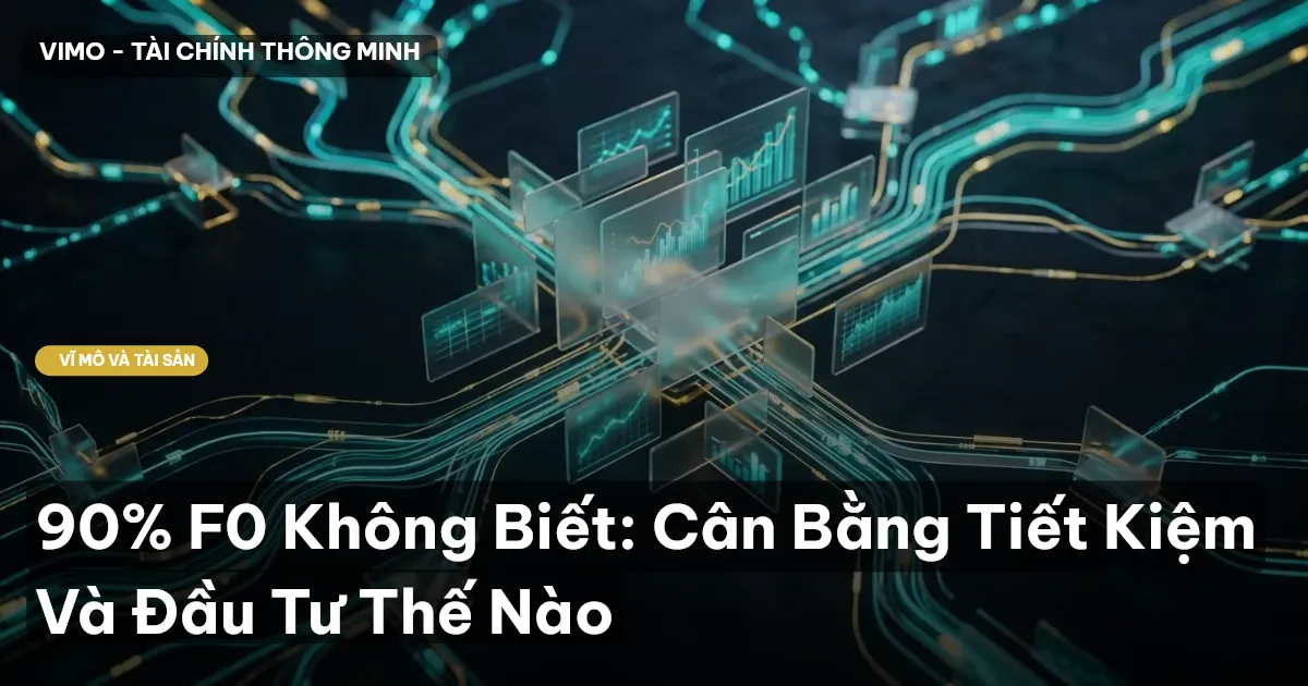 90% F0 Không Biết: Cân Bằng Tiết Kiệm Và Đầu Tư Thế Nào