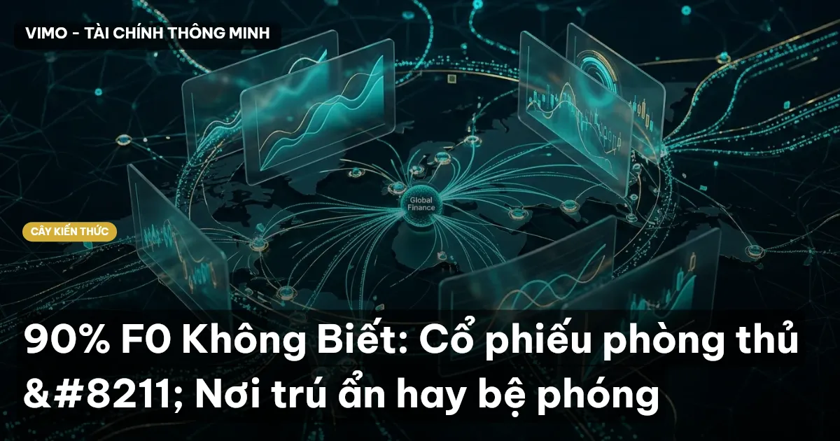90% F0 Không Biết: Cổ phiếu phòng thủ – Nơi trú ẩn hay bệ phóng