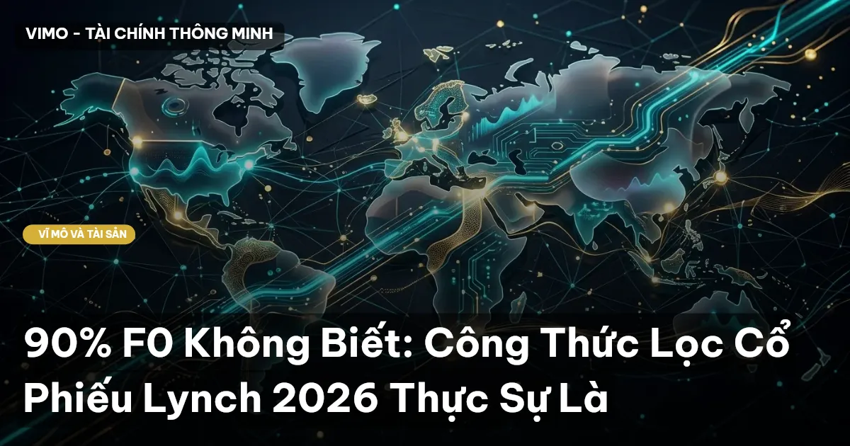 90% F0 Không Biết: Công Thức Lọc Cổ Phiếu Lynch 2026 Thực Sự Là
