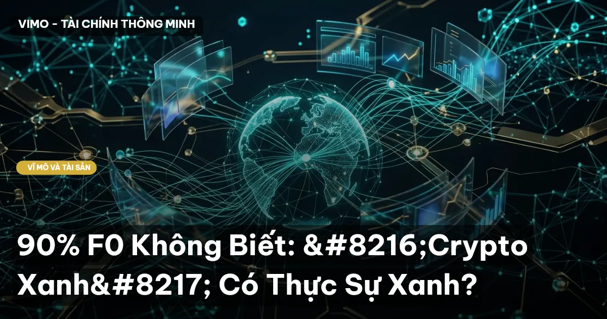 90% F0 Không Biết: ‘Crypto Xanh’ Có Thực Sự Xanh?