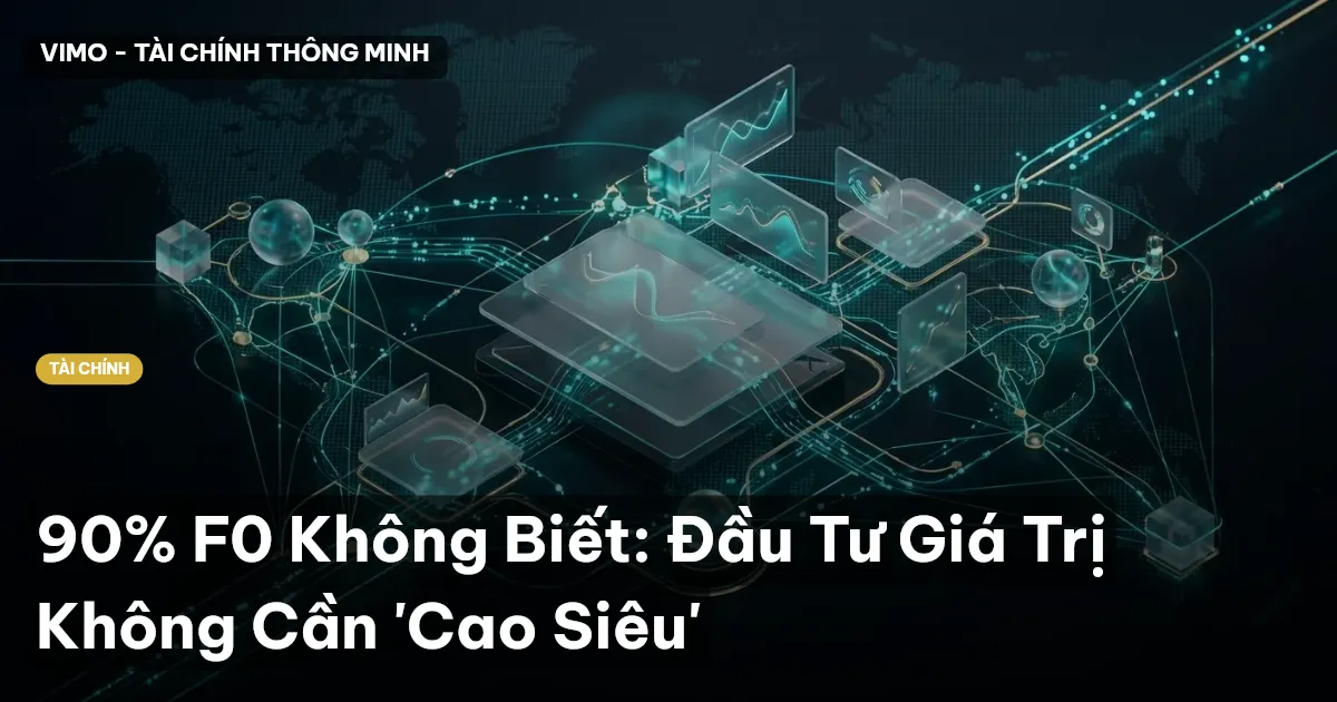 90% F0 Không Biết: Đầu Tư Giá Trị Không Cần 'Cao Siêu'