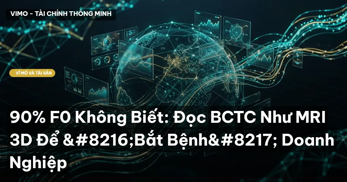 90% F0 Không Biết: Đọc BCTC Như MRI 3D Để ‘Bắt Bệnh’ Doanh Nghiệp
