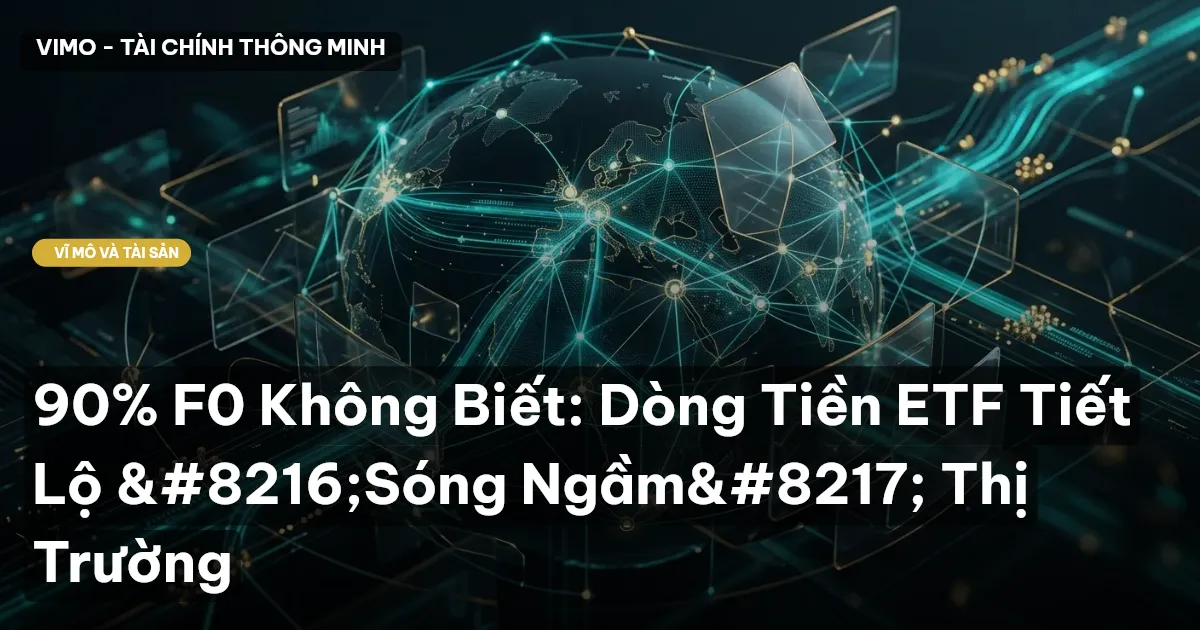 90% F0 Không Biết: Dòng Tiền ETF Tiết Lộ ‘Sóng Ngầm’ Thị Trường