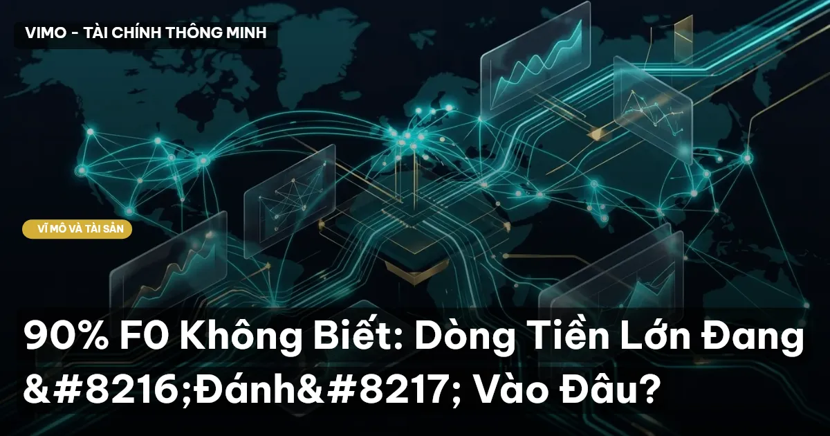 90% F0 Không Biết: Dòng Tiền Lớn Đang ‘Đánh’ Vào Đâu?