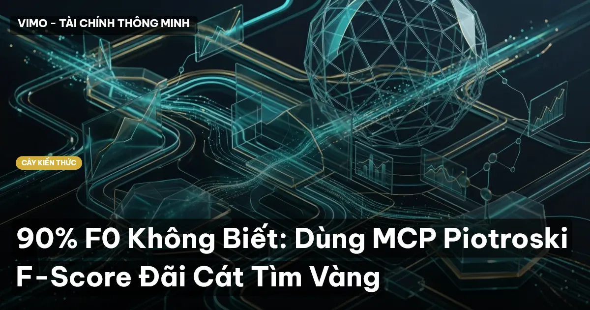 90% F0 Không Biết: Dùng MCP Piotroski F-Score Đãi Cát Tìm Vàng