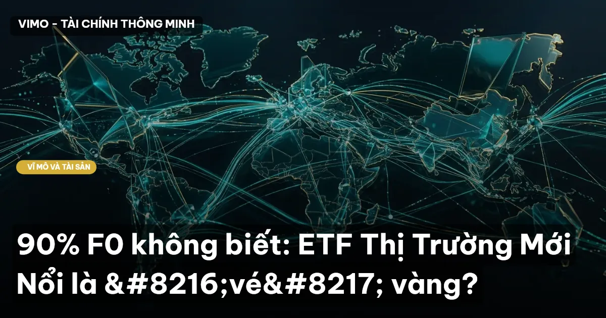 90% F0 không biết: ETF Thị Trường Mới Nổi là ‘vé’ vàng?